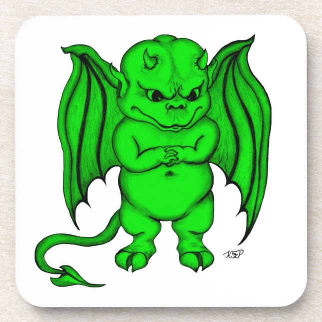 Little nasty Devil Beverage Coaster (Front)