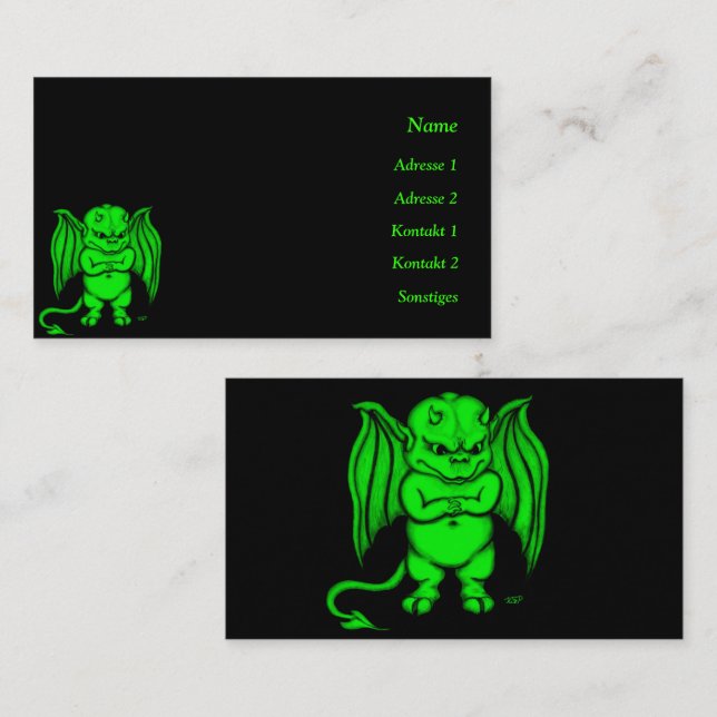 Little nasty Devil Business Card (Front/Back)