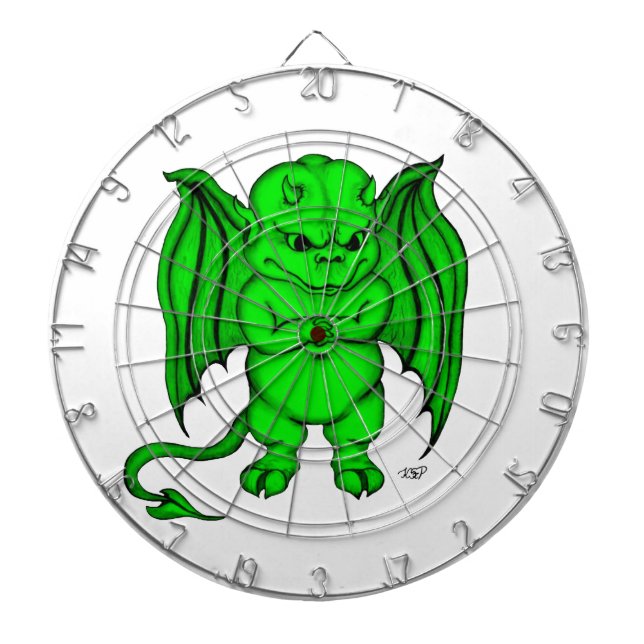 Little nasty Devil Dartboard With Darts (Front)