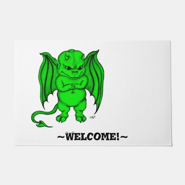Little nasty Devil Doormat (Front)