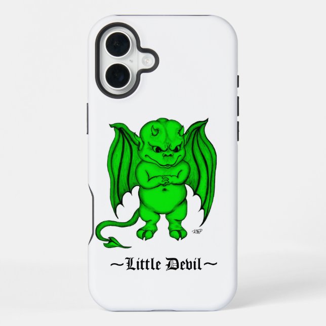 Little nasty Devil Iphone Case (Back)