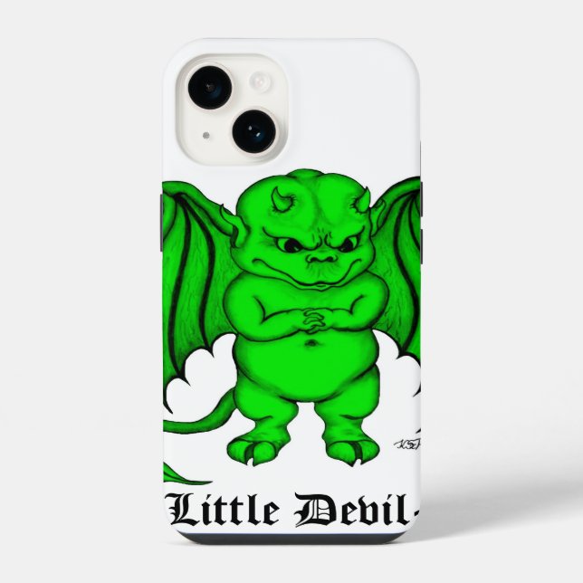 Little nasty Devil Iphone Case (Back)