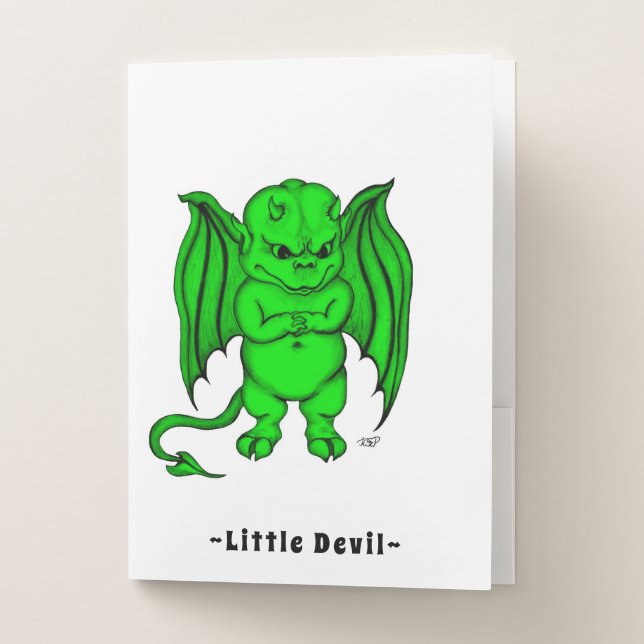 Little nasty Devil Pocket Folder (Front)