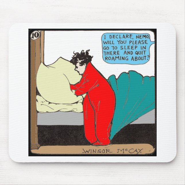 "Little Nemo" in Bed Mouse Pad (Front)