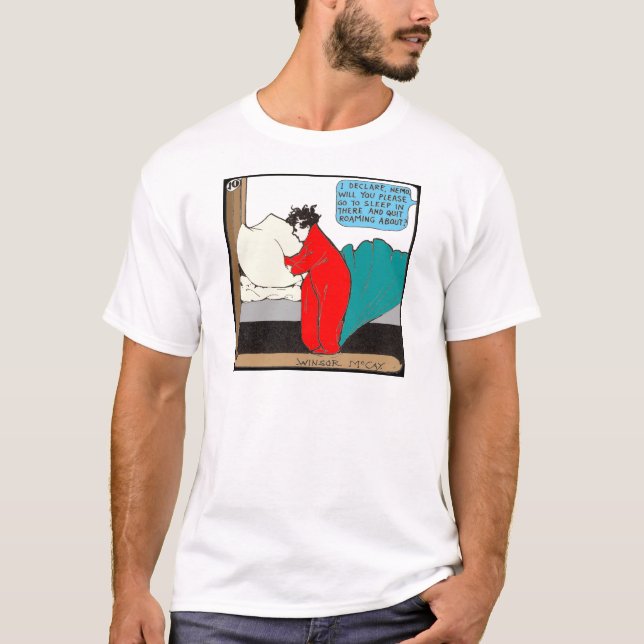 "Little Nemo" in Bed T-Shirt (Front)