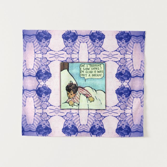 Little Nemo Patterned Wall Tapestry (Front (Horizontal))