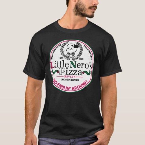 LIttle Nero Pizza Sticker T_Shirt