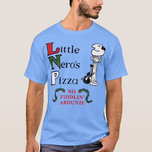 Little Neros Pizza Vintage T_Shirt