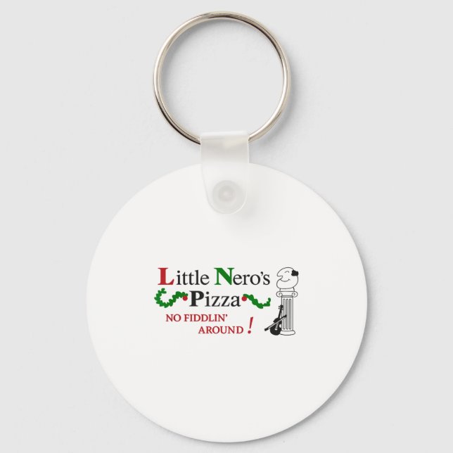 Little Nero's Zza  Keychain (Front)