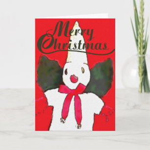 Little New Orleans Snowman Holiday Card