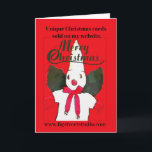 Little New Orleans Snowman Holiday Card<br><div class="desc">Little New Orleans Snowman and many other cards can be personalized on the web.</div>