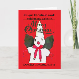 Little New Orleans Snowman Holiday Card