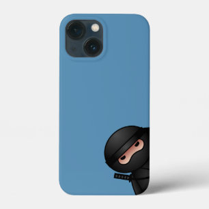 Little Ninja Warrior on Blue iPhone 13 Mini Case