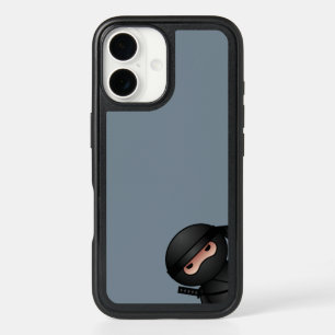 Little Ninja Warrior on Grey iPhone 16 Case