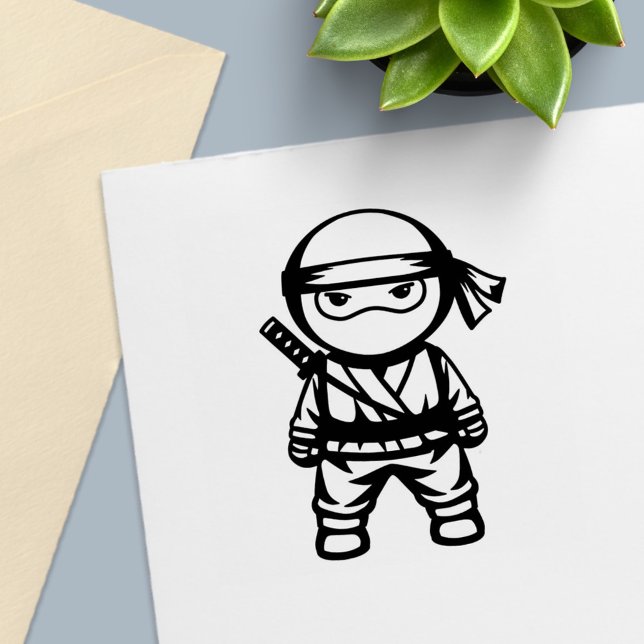 Little Ninja Warrior Self-inking Stamp (Creator Uploaded)