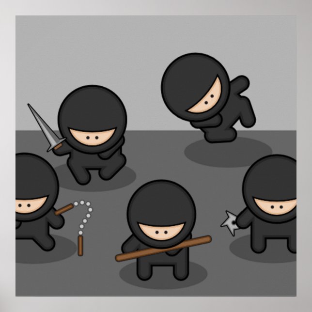 Little Ninjas Poster (Front)
