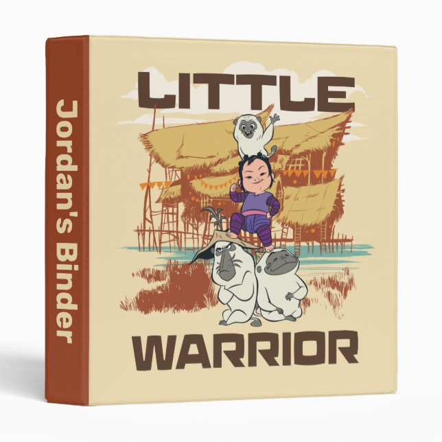 Little Noi & Ongi - Little Warrior 3 Ring Binder (Front/Spine)