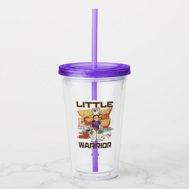 Little Noi & Ongi - Little Warrior Acrylic Tumbler (Front)