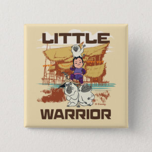 Little Noi & Ongi - Little Warrior Button
