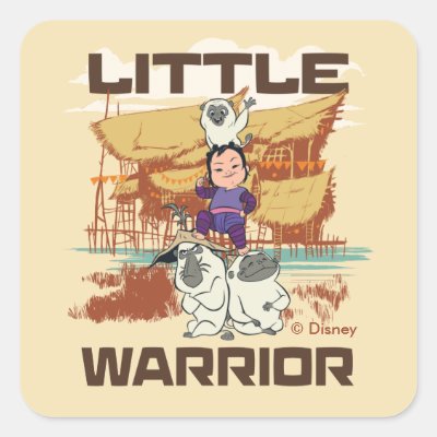 Little Noi &amp; Ongi - Little Warrior Square Sticker