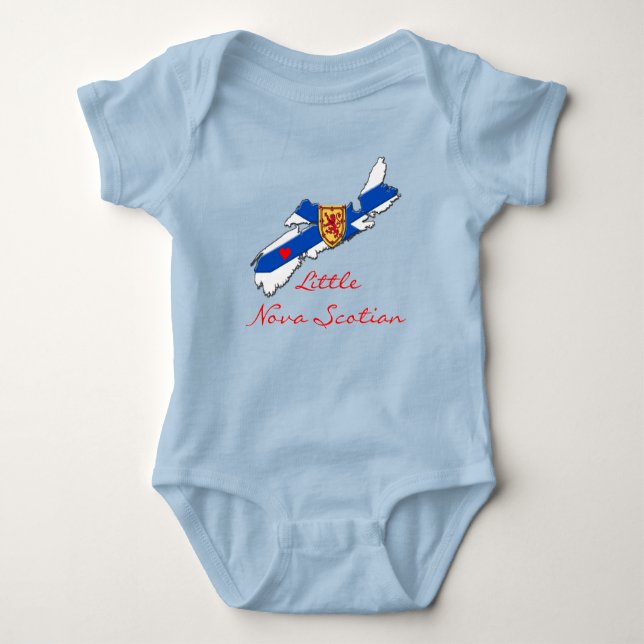 Little Nova Scotian  Nova Scotia Halifax Dartmouth Baby Bodysuit (Front)