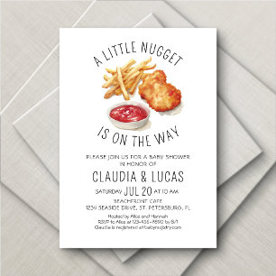 Little Nugget Baby Shower Invitation