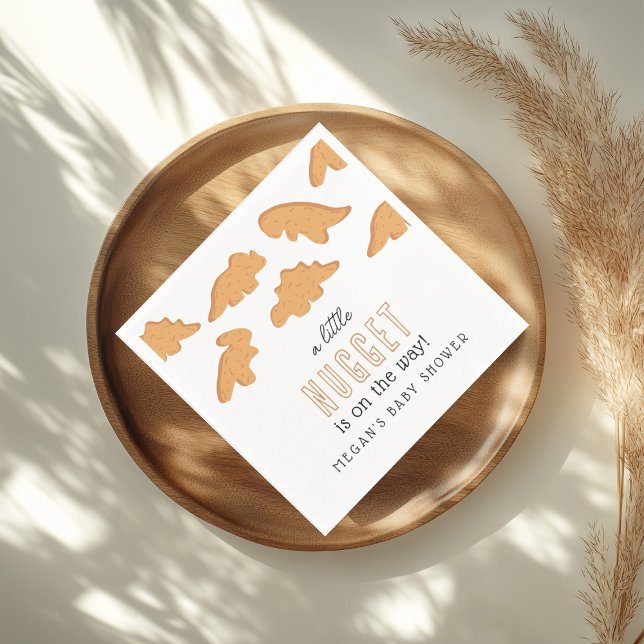 Little Nugget Baby Shower Napkins (Creator Uploaded)