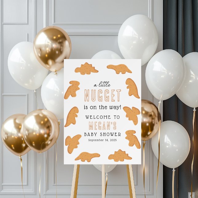 Little Nugget Baby Shower Welcome Sign (Creator Uploaded)