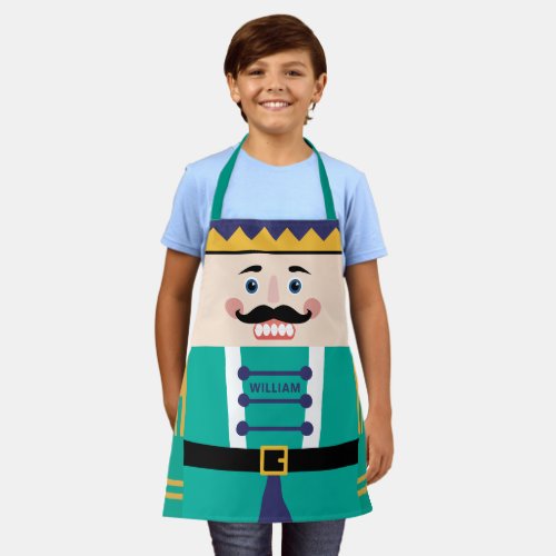 Little Nutcracker Solider Cute Costume for Kids Apron