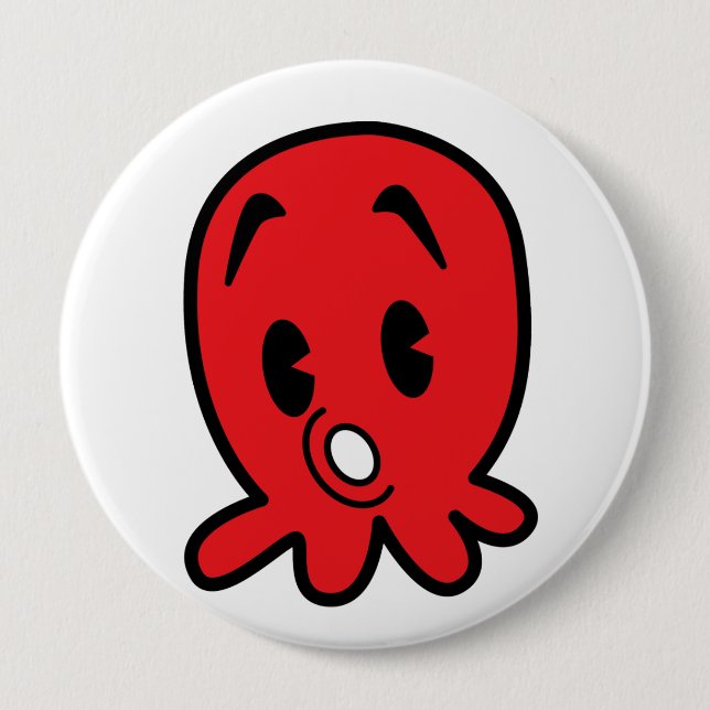 Little Octopus Button (Front)