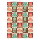 Little Octopuses Checkered Pattern