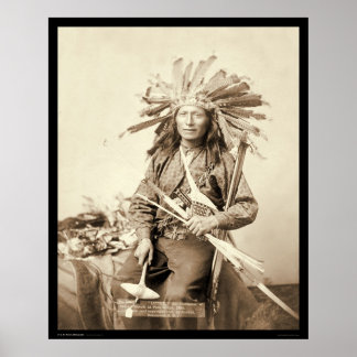 Little, Oglala Leader at Wounded Knee SD 1890 Poster