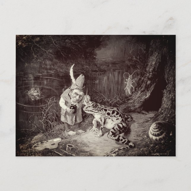 Little Old Man of the Woods Postcard (Front)