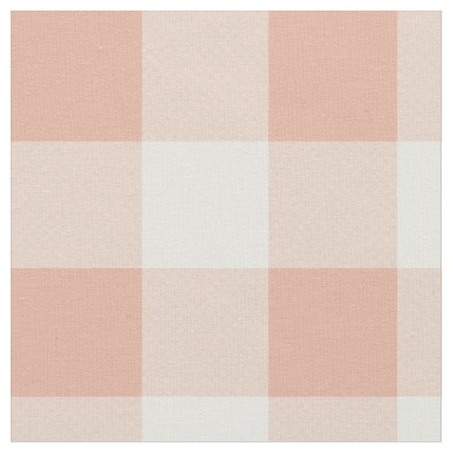 Little One Buffalo Check - dusty apricot Fabric