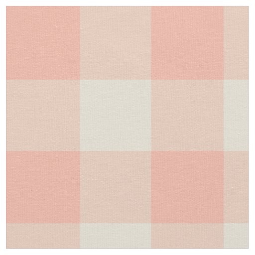 Little One Buffalo Check - soft apricot Fabric