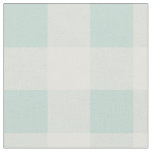 Little One Buffalo Check - soft teal Fabric