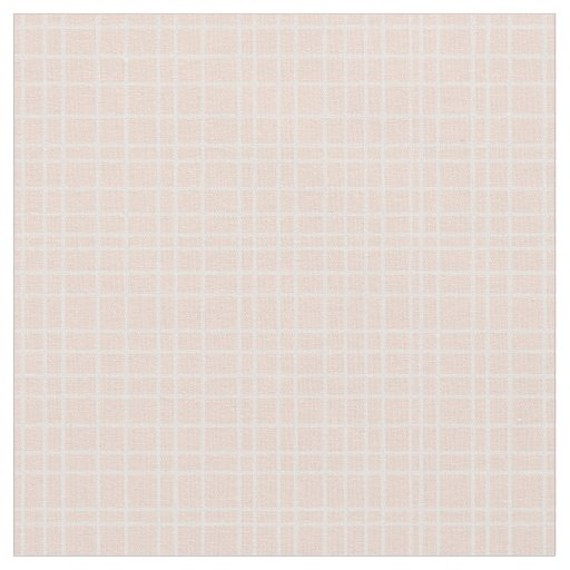 Little One hand drawn grid - soft apricot Fabric