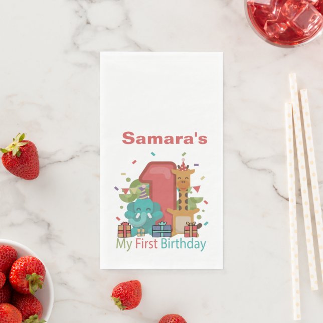 Little One's First Birthday  Paper Guest Towels (Insitu)