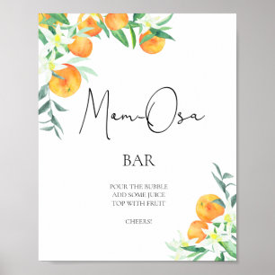 Little oranges \ Mom-osa bar Poster
