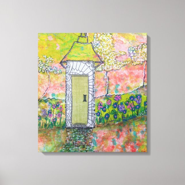 Little Oriental House Canvas Print (Front)