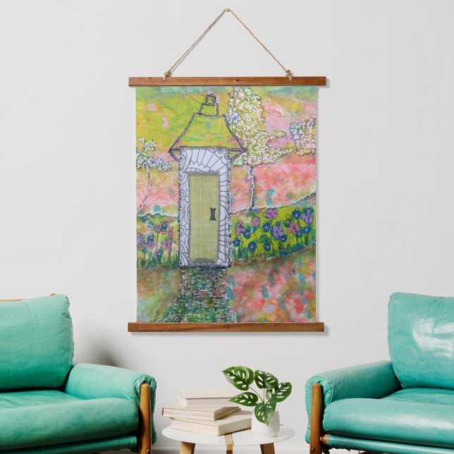Little Oriental House Hanging Tapestry (Living Room)