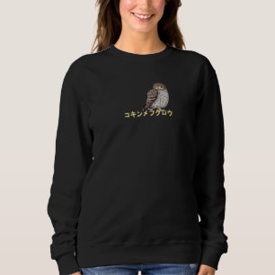 Little Owl Bird Bird Birdwatcher Animal Biologist Sweatshirt