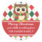 Little Owl Christmas Gift Tags