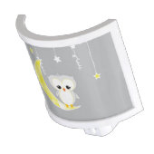 Little Owl | Gray Night Light (Angled)