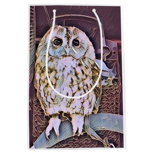 LITTLE OWL   MEDIUM GIFT BAG