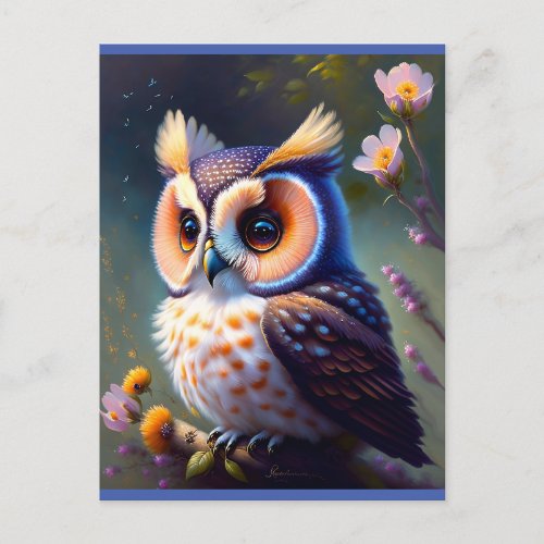 little Owl Postcard