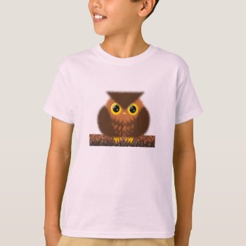 Little Owl T-shirt by WingSong at Zazzle