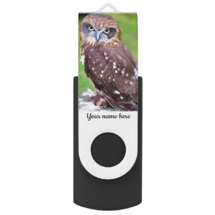 Little Owl USB swivel flash drive 8GB