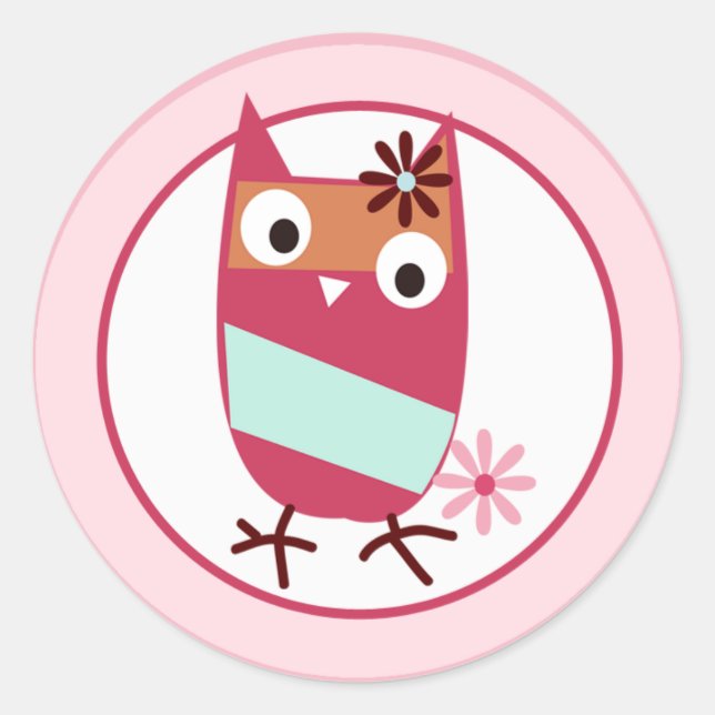 Little Owls Envelope Seals (Front)