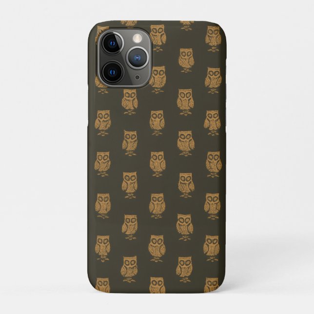 Little Owls Pattern Case-Mate iPhone Case (Back)